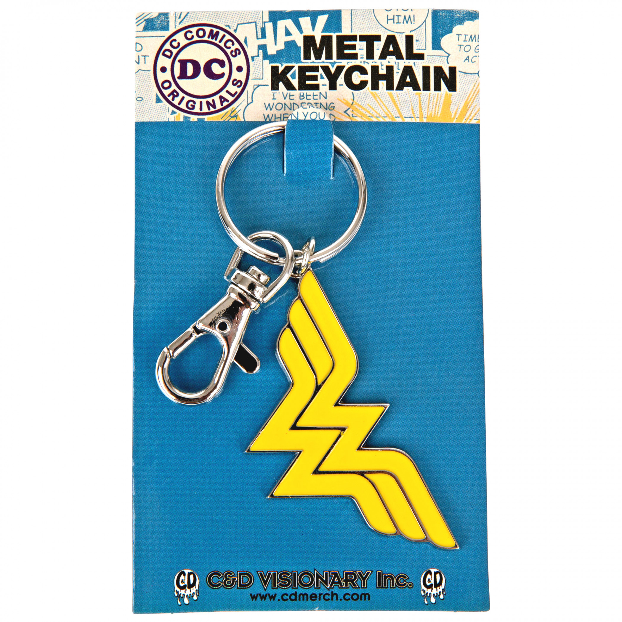 Wonder Woman Logo Metal Keychain